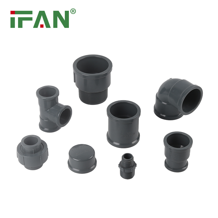 Ifan Factory Supply 4 Inch PVC Pipe Fittings 1 Inch NPT to PVC Pipe Fitting