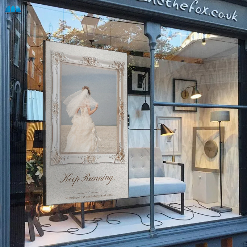 Полноразмерный LCD дисплей для рекламы и меню, Android