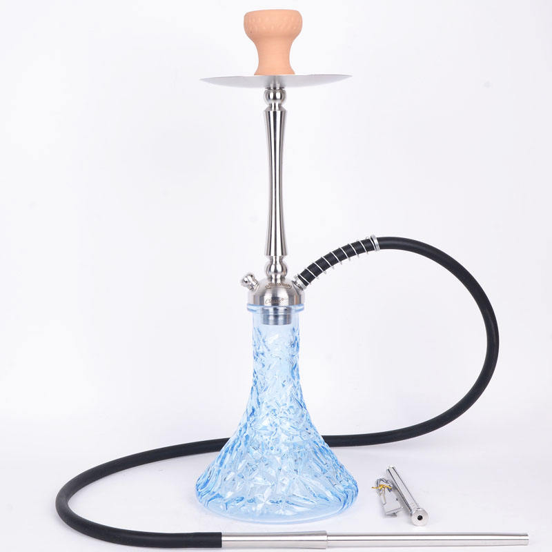 New Design Hot-Selling Single Tube Gift Box Mixed Color Hookah Shisha Stainless Steel Hookahs