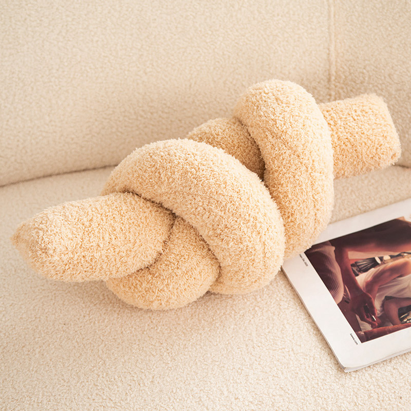 Super September New 3D Flower Shaped Soft Skin-Friendly Plush Cushion Pillow for Home Decor