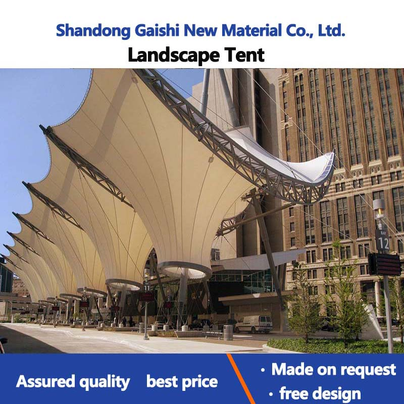 Best Price Large Membrane Structure Landscape Tent for Sunshade Shed