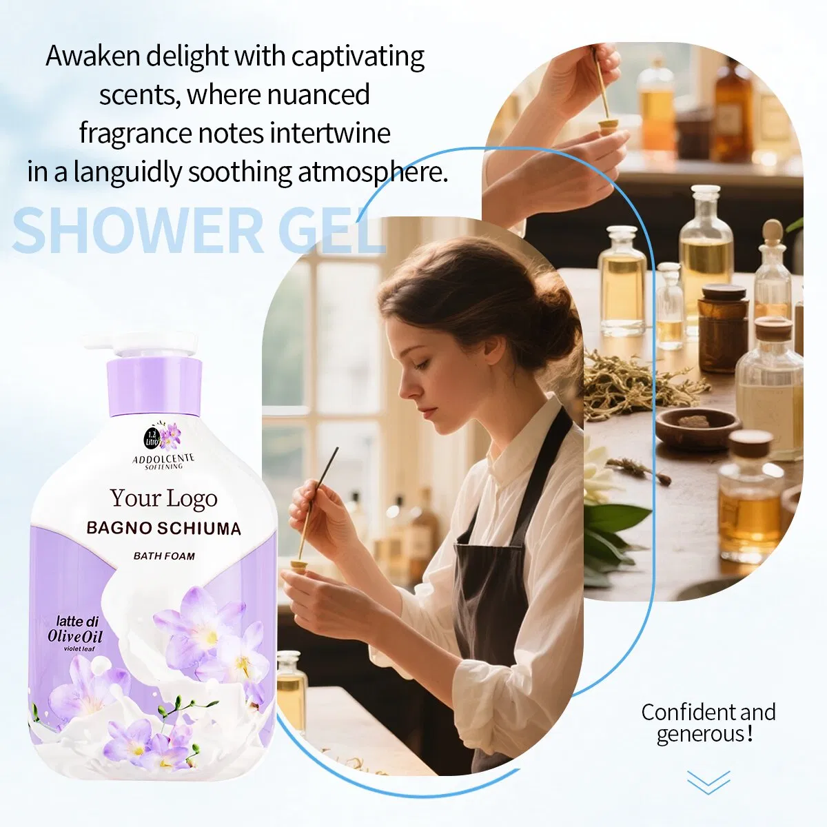 Customizable Shower Gel: Your Unique Scent, Your Choice