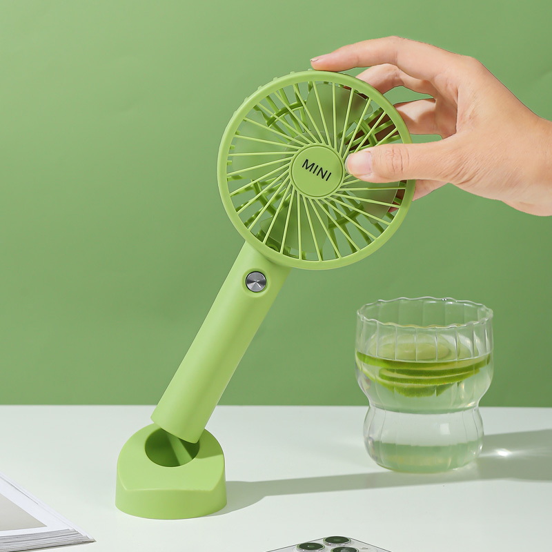 Handheld Cooling Fan CE Small Electric Fan, Portable USB Charging, Summer Appliances 4W 1200mAh Mini Desktop Fan