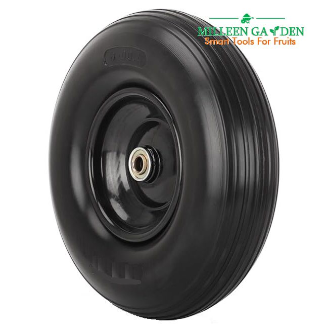 4.00-8 PU Tyres Foam Wheel PU Tire Solid Rubber Wheel Tyre for Wheelbarrow Trolley Toolcarts Wheelbarrow Wheel