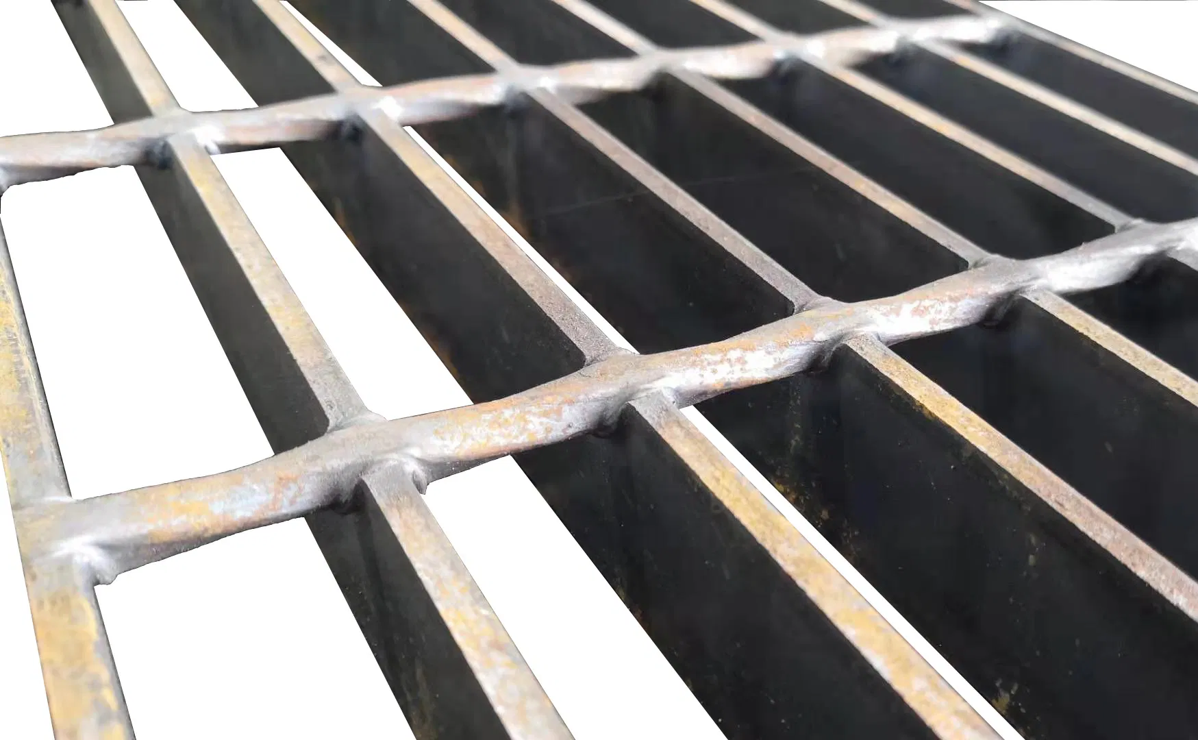 Hot DIP Galvanized Mill Finish Plain Type or Serrated Type Steel Walking Bar Grating with CE Approval for Industry Flooring and Mezzanine Grating