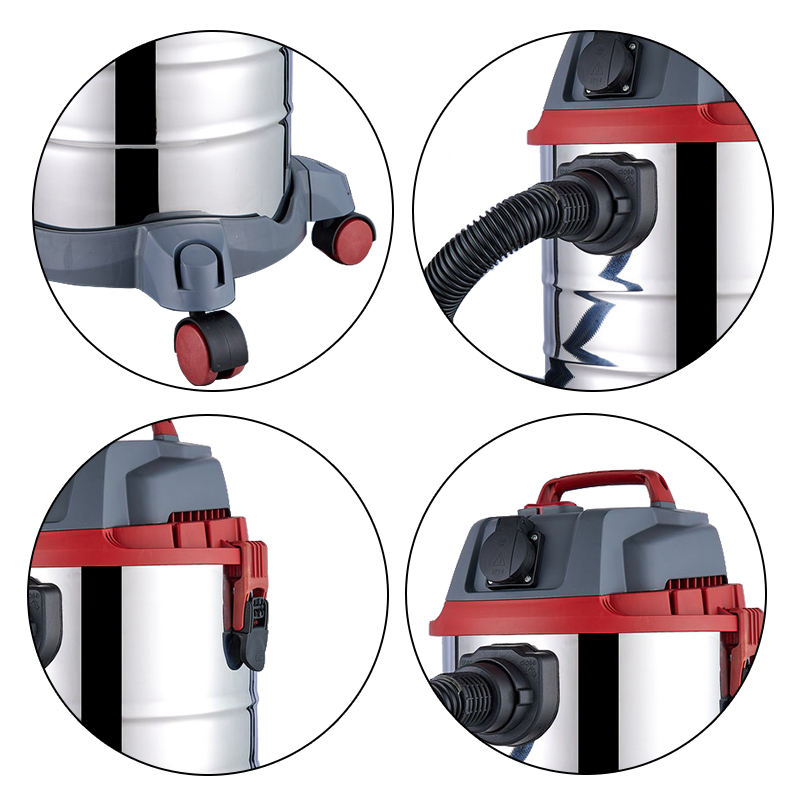 Dust Cleaning Machine Wet &Dry 30liters Wet Dry Vacuum Hotel Washing Car Workshop Dust Cleaner Jn308-30L