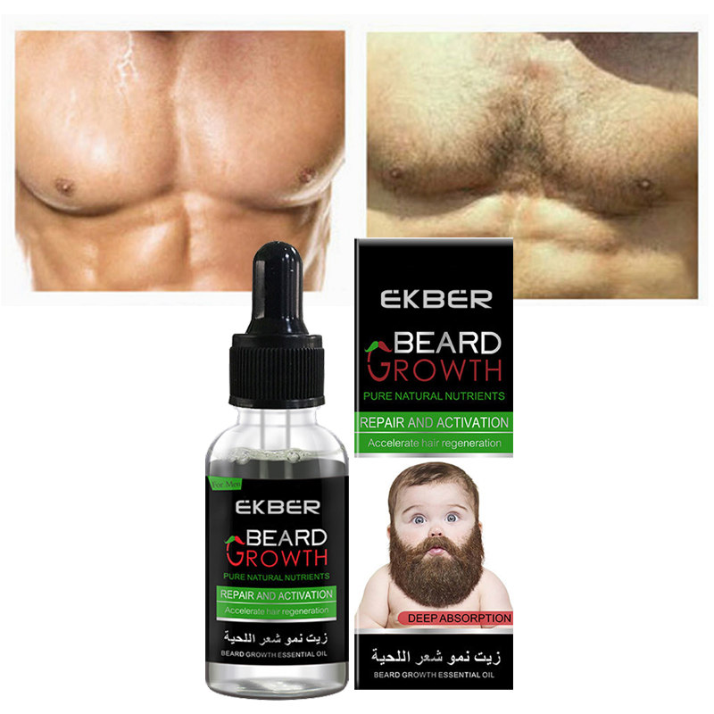 High Quality Natural Beard Organic Hair Growth Essential Oil for Men