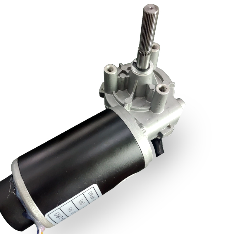 Factory Supply 49mm Small Brake Geared Motor DC 24V 300W Belt Conveyor Motor