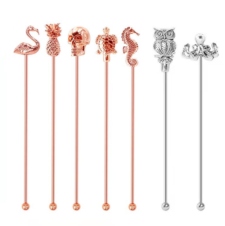 High Quality Fancy Stainless Steel Custom Cocktail Stirrers