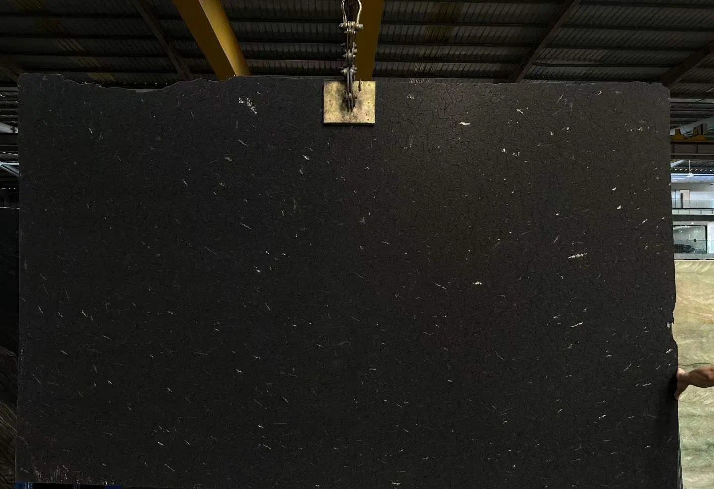 Black Stone Granite Matte for Countertop Project