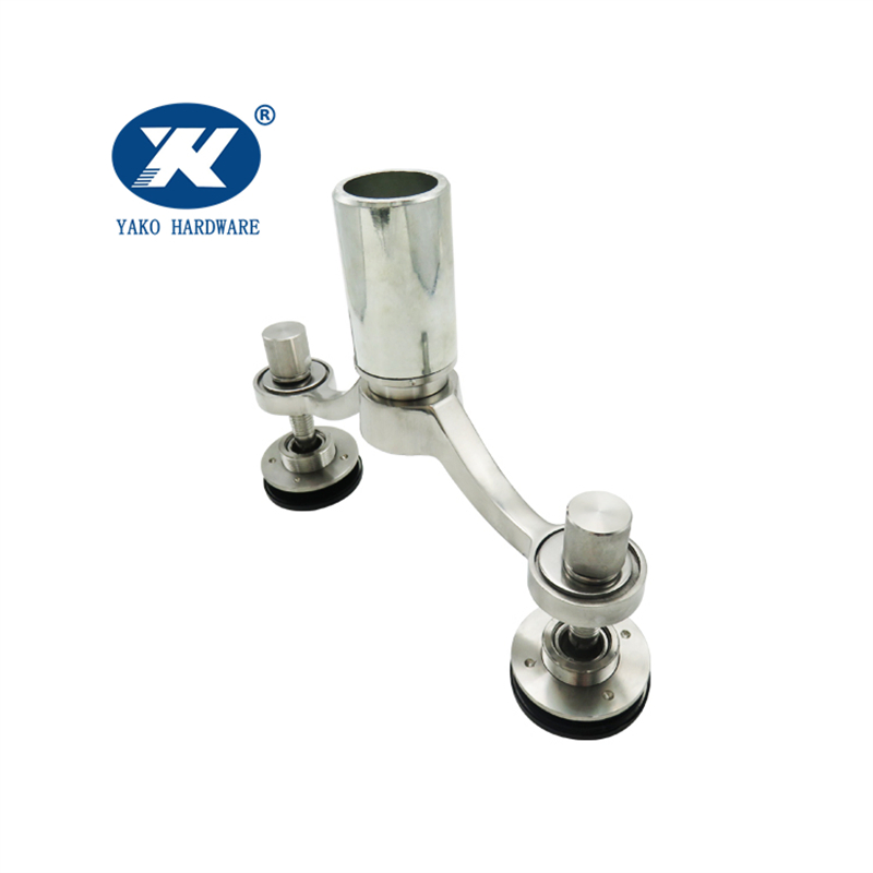 Two-Way Stainless Steel Double Arm 180 Degree Glass Curtain Wall Spider Fitting