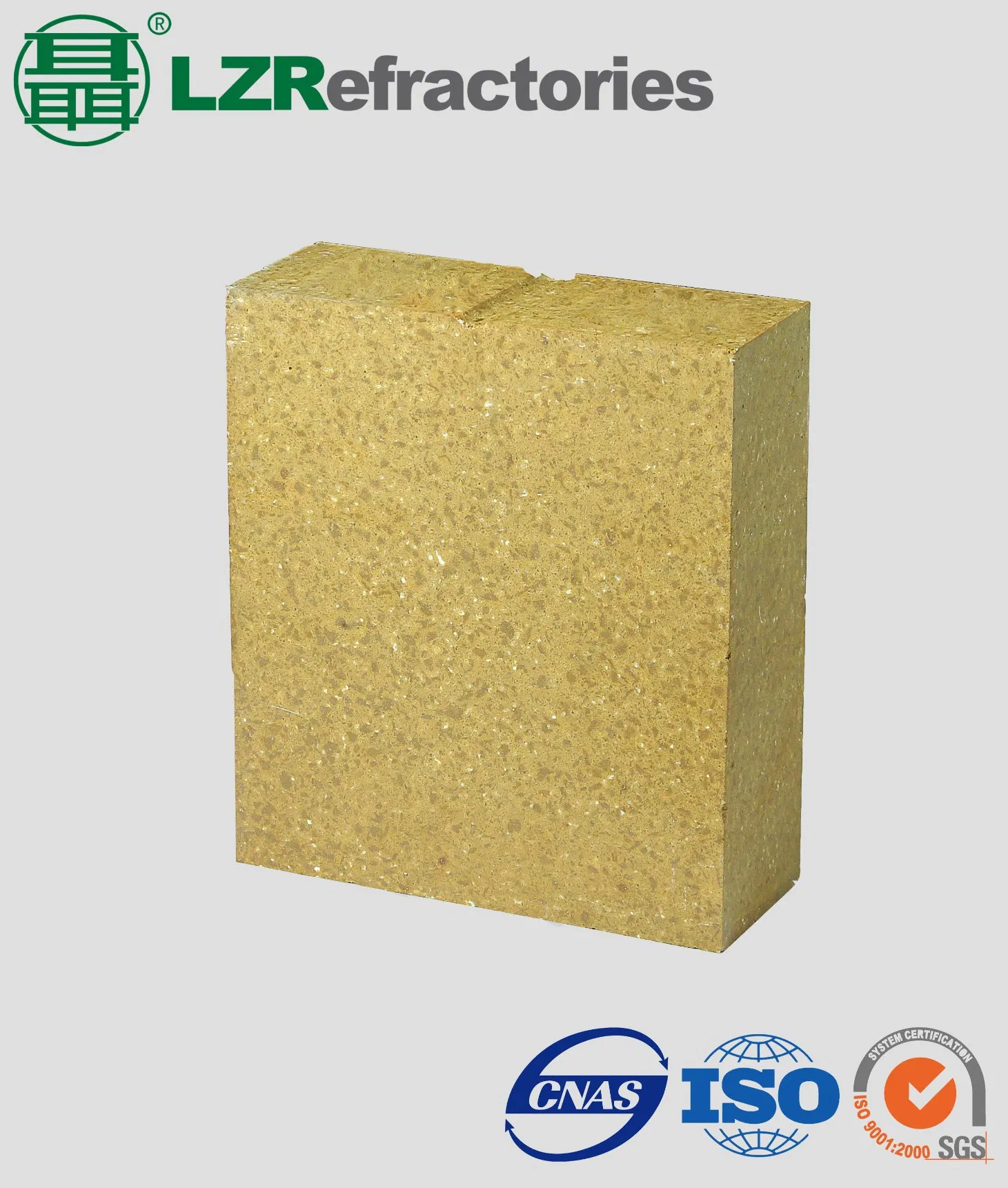 Магнезито-глиноземистый кирпич MLJ85 для переходной зоны печи