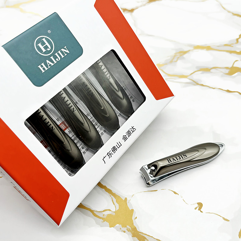 Hj 601t-2 Foshan Factory Carbon Steel Large Toe Manicure Tool Flat Edge Sharp Carbon Steel Nail Clippers Household