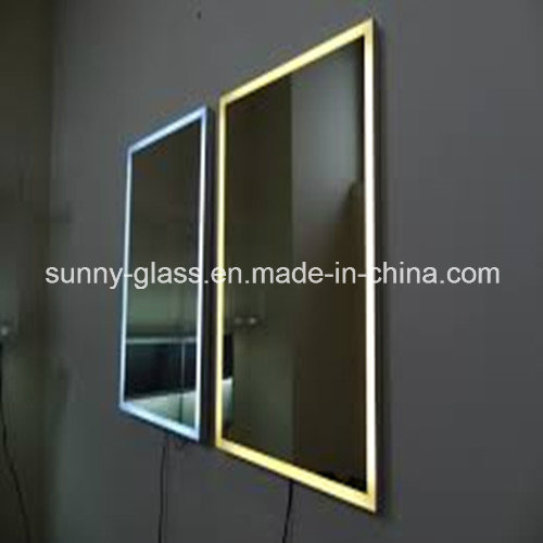 Silver/Aluminium LED Mirror for Cosmetic Bathroom Light Mirrors