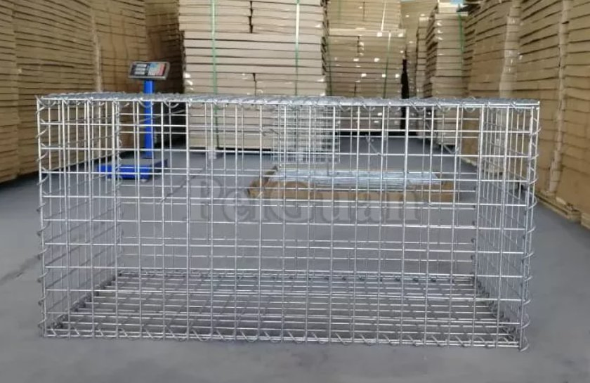 River Bank Malla Soldada Gabione Welded / 80X100 Galvanizado 1*1*1m Welded Gabion Box