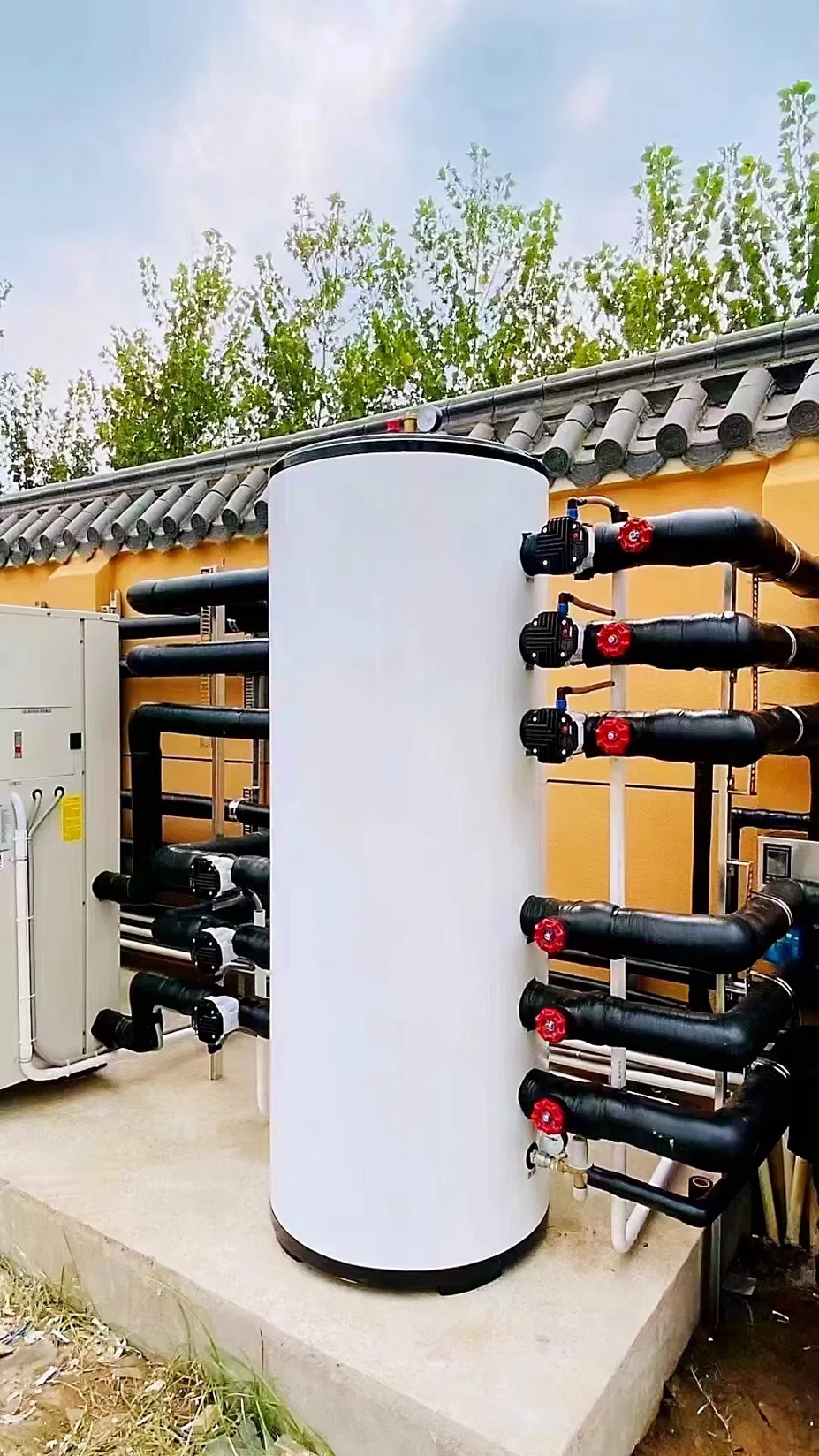 Накопительный бак для горячей воды 2000 л из нержавеющей стали