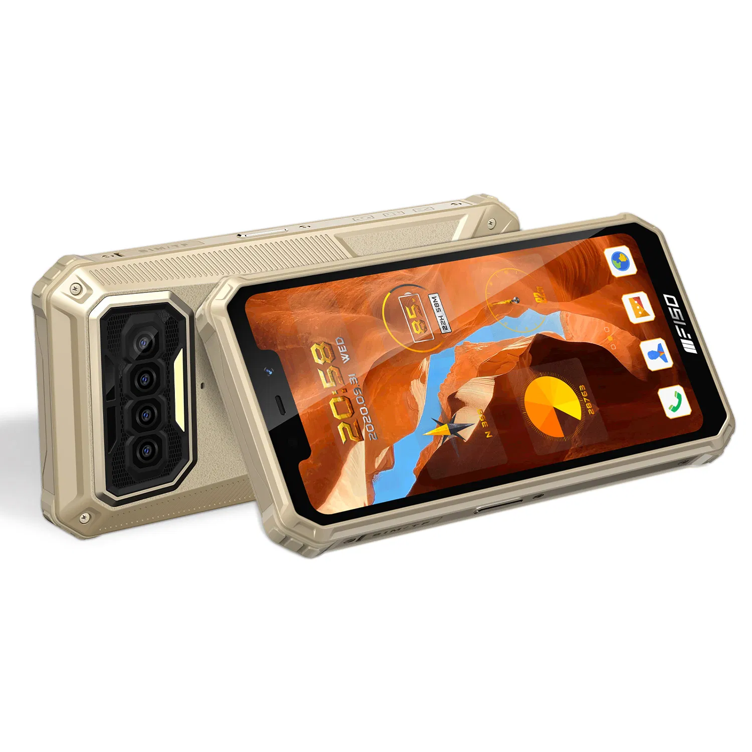 Ready in Stock Reiiif150 B2021 Waterproof Rugged Phone 6+64GB 8000mAh 5.86inch Smartphone Waterproof Rugged Mobile Phone