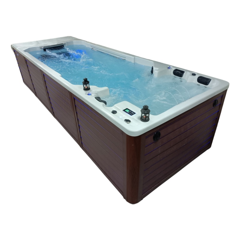 Freestanding Party Garden 6.6 M Endless Pool Swim SPA Pool and Hot Tubs Luxury Outdoor Swimming Pool SPA