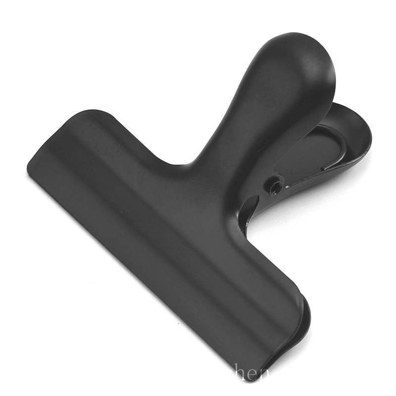 Stainless Steel Closure Clip Document Organizer Ticket Holder Fresh Seal Clip