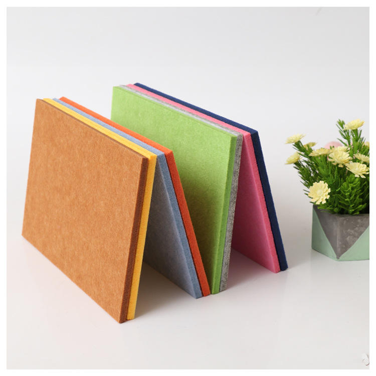 High Density Dust-Proof Acoustic Polyester Acoustic Panel Felt Sound Absorbing Ceiling Acoustic Panels