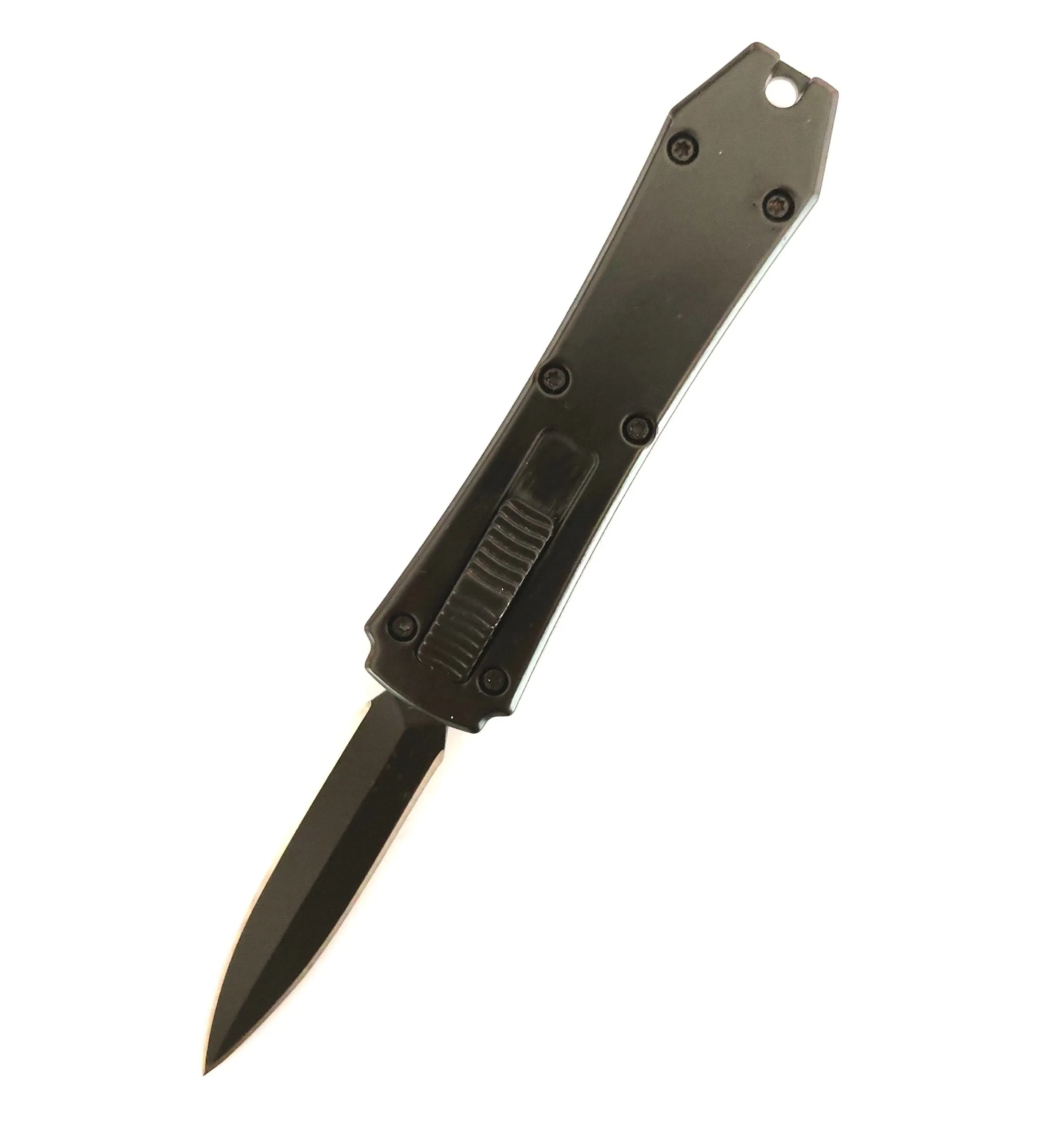 Black Double Blade Dual Edge Mini Automatic Portable EDC Switch Blade Auto Otf Knives