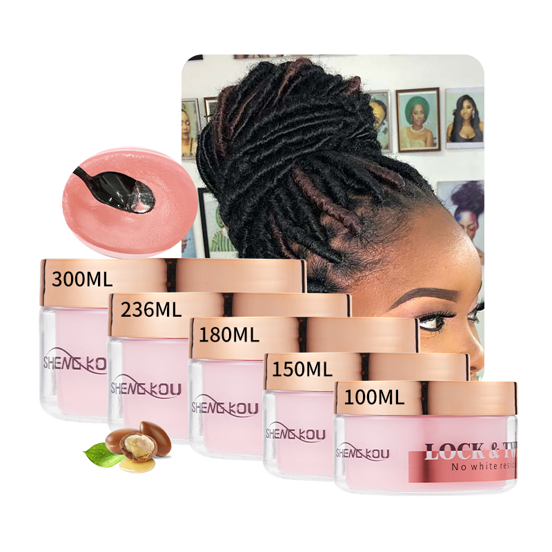 Private Label Hair Wax Edge Control Shine N Jam Light Hold and Braid Gel Loc N Twist Gel