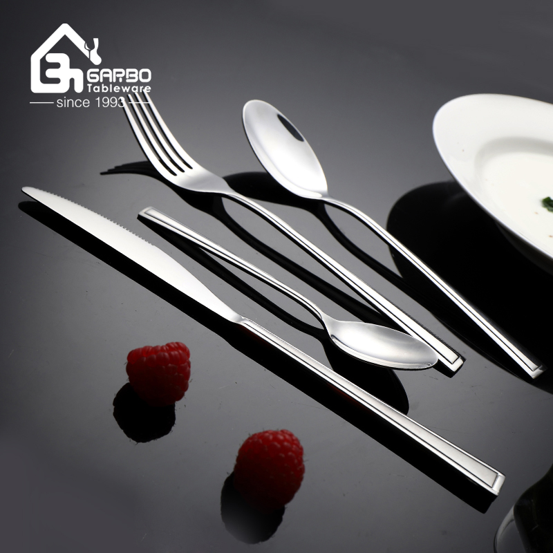 Mirror Polish 2.5mm Thickness Silverware Factory Direct Sales Dinner Fork Cheap Metal Fork Bulk Sale Silver Cutlery Fruit Fork for Home Use