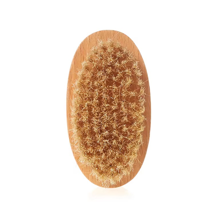 Custom Wholesale Wooden Natural Sisal Nail Dust Cleaning Brush