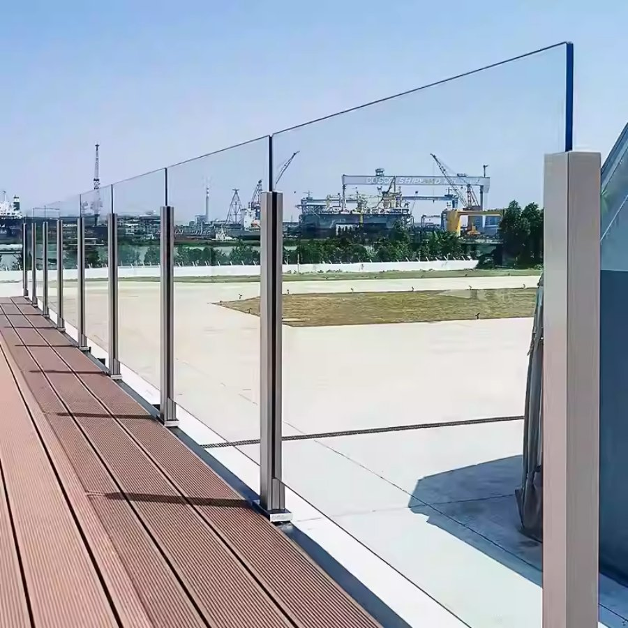 Customized 10mm Tempered Laminated Glass for Fence and Building Applications with Certification