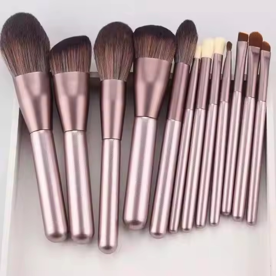 12 PCS Cosmetic Storage Bags Bucket Makeup Artists Brush Set