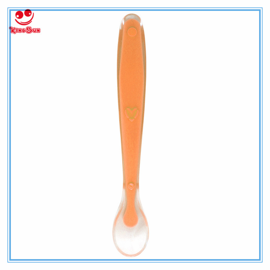 High Quality Cutlery Silicone Spoons for Baby Feeding Dinner Set