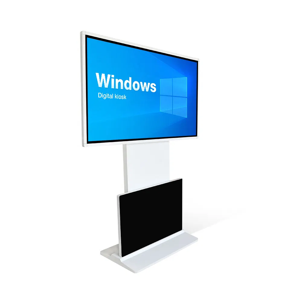 Напольный поворотный сенсорный дисплей для цифровой рекламы