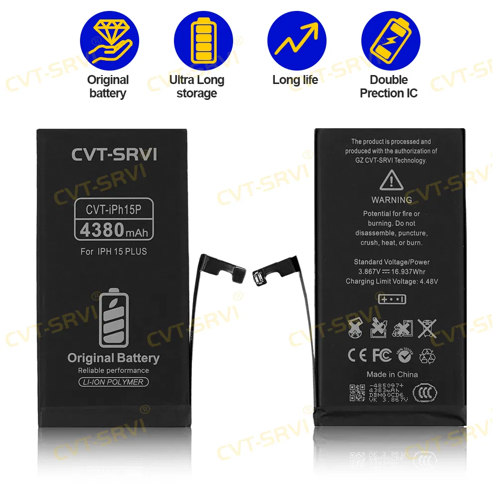 Аккумулятор для iPhone 8-16 Pro Max, 4380mAh