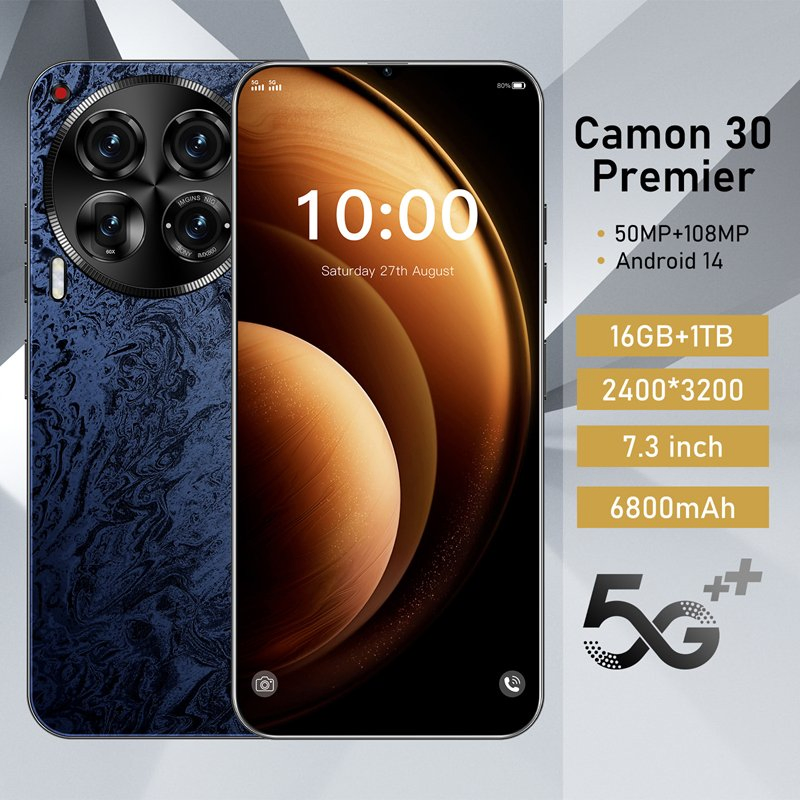Affordable 5g Camon30 Premier 16GB+1tb Face Unlock Phone Cell Smart Mobilephone