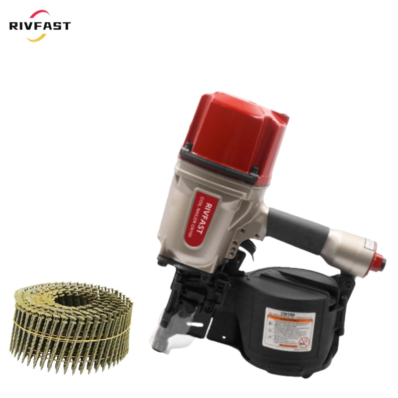 Пневматический гвоздезабиватель CN100 на 300 гвоздей