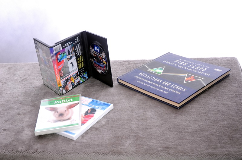 Тираж DVD5 с печатью книг в твёрдом переплёте