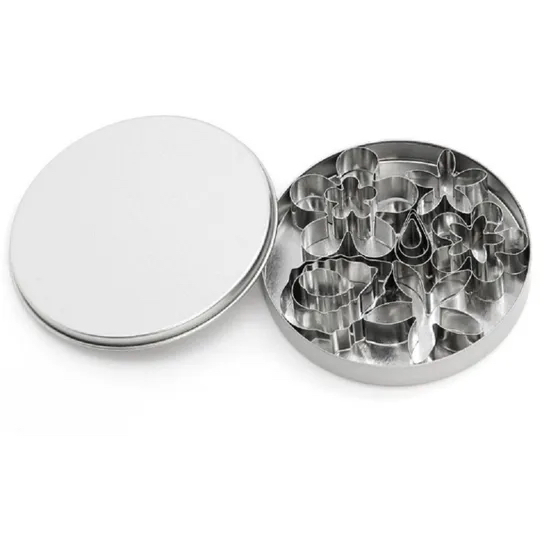 Food Safe Stainless Steel Cutter Decoration Shapes Cutter Baking Set Kw001_6