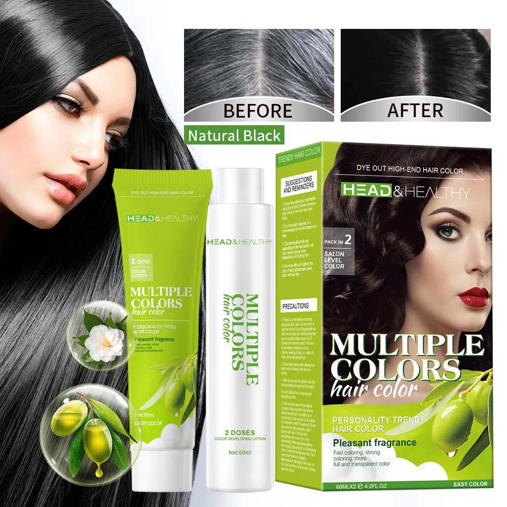 Intense Plum Hair Color Dye - 120ml Cream with Custom Design