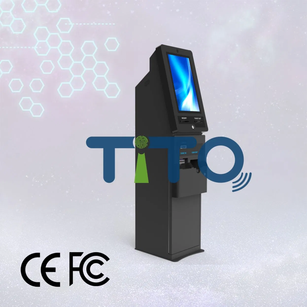 Customizable OEM Tito Redemption Kiosk: Qr Code & NFC Reader Integration for Arcade Machines & Claw Games