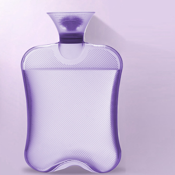 Colorful Large Capacity 2L Thickened PVC Hot Water Bottle for All Night Warmth