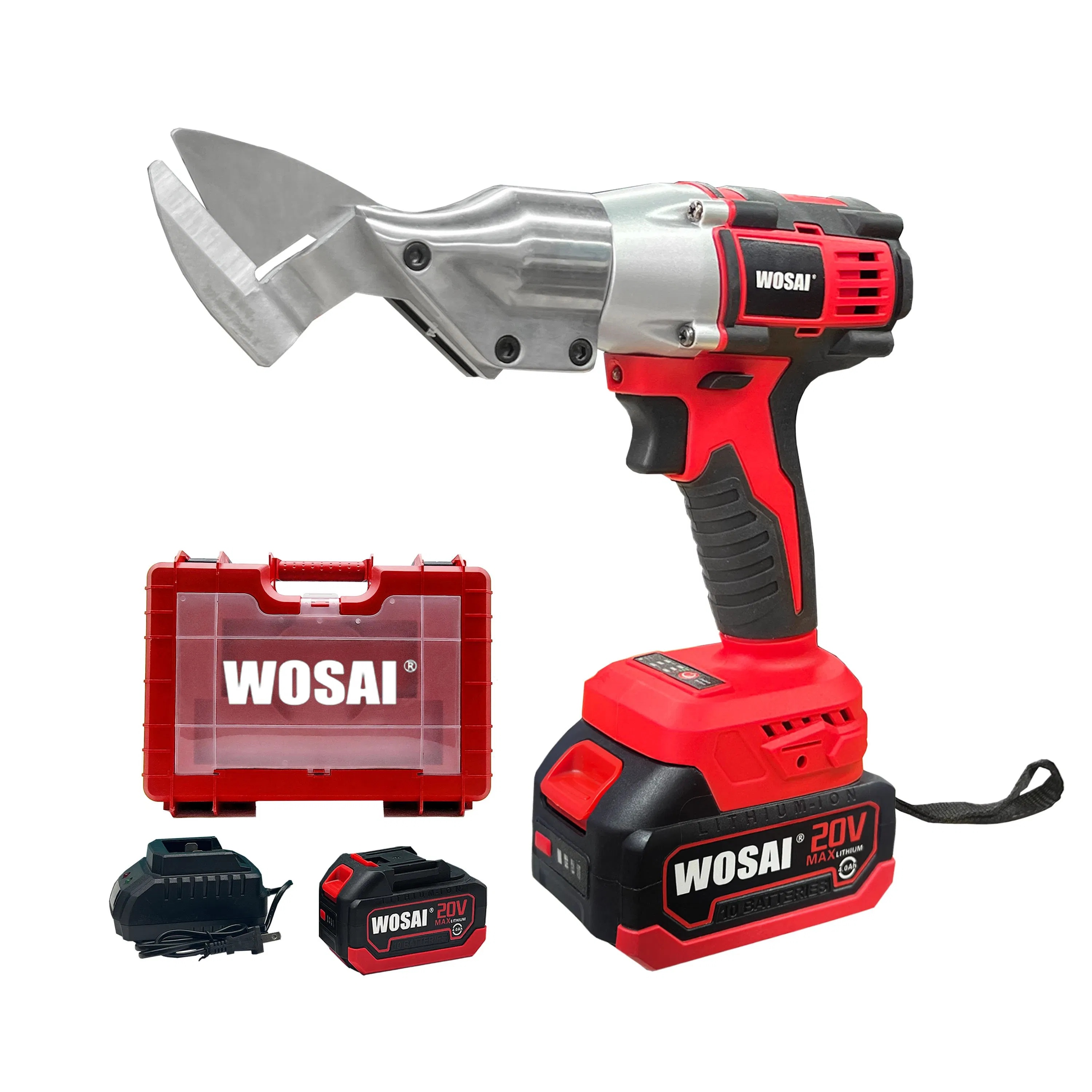 Аккумуляторные ножницы по металлу Wosai 20V