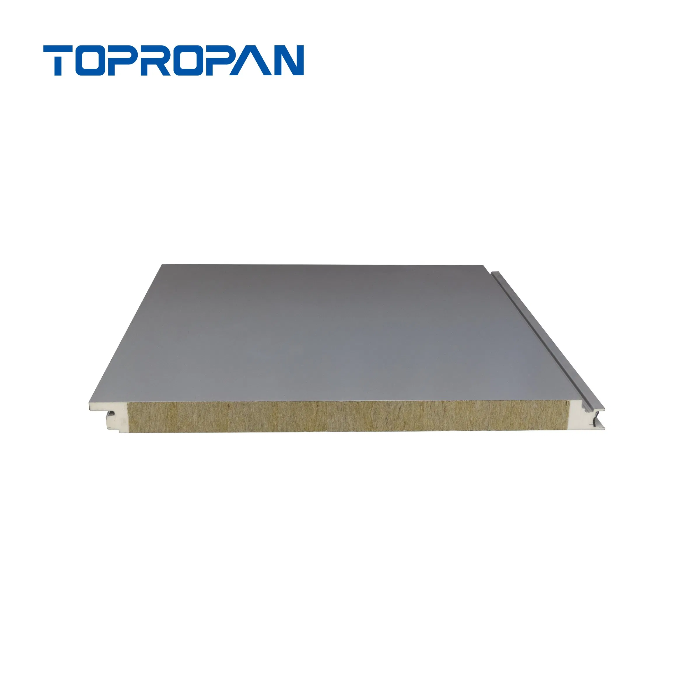 Rockwool PU Wall Sandwich Panel for Workshop Durable CE Standard 50/60/80/120mm