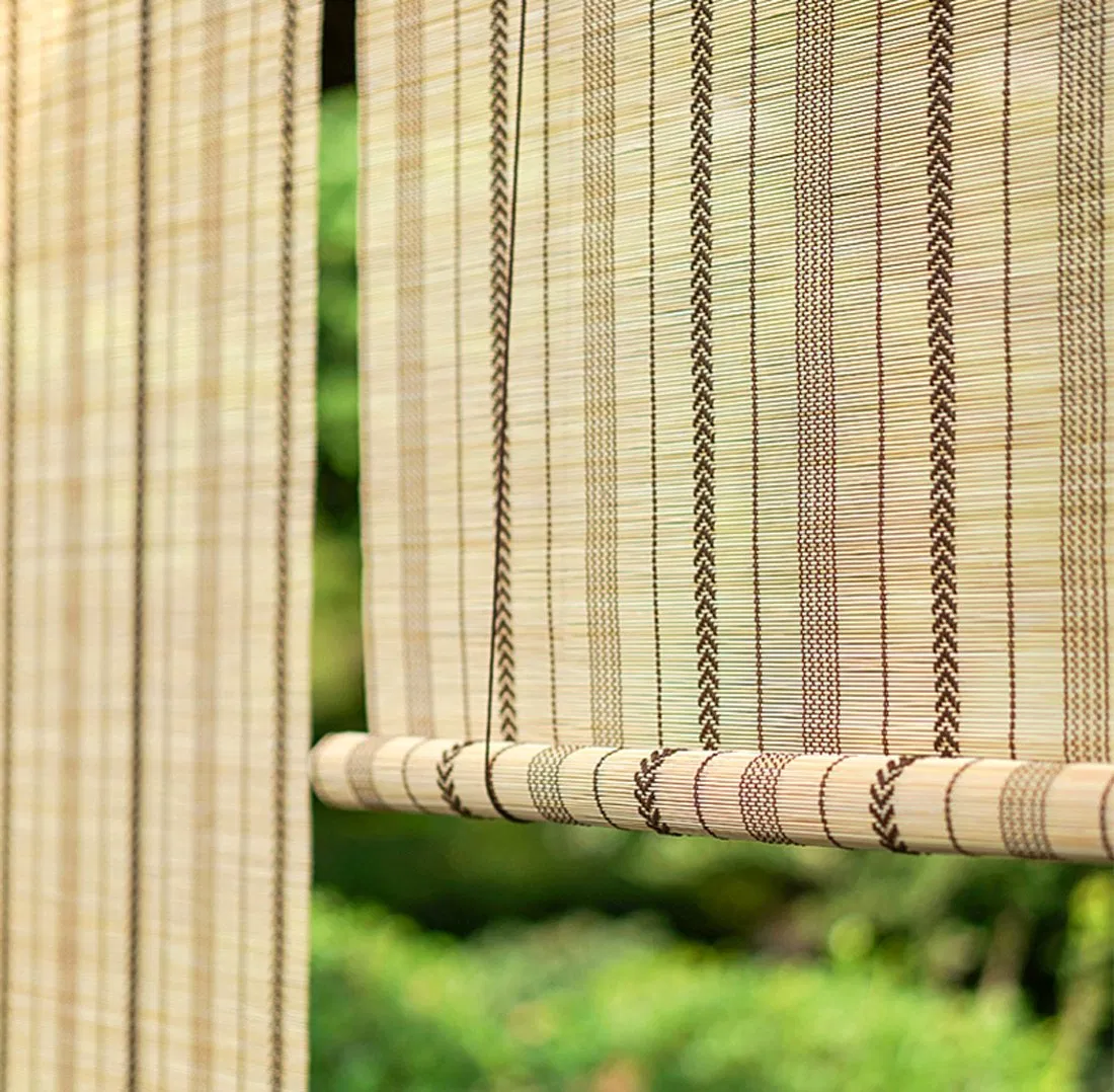 Customized Bamboo Roller up Blinds Window Curtains and Shade