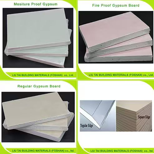 Factory Price Water Proof Fire Proof Plaster Board