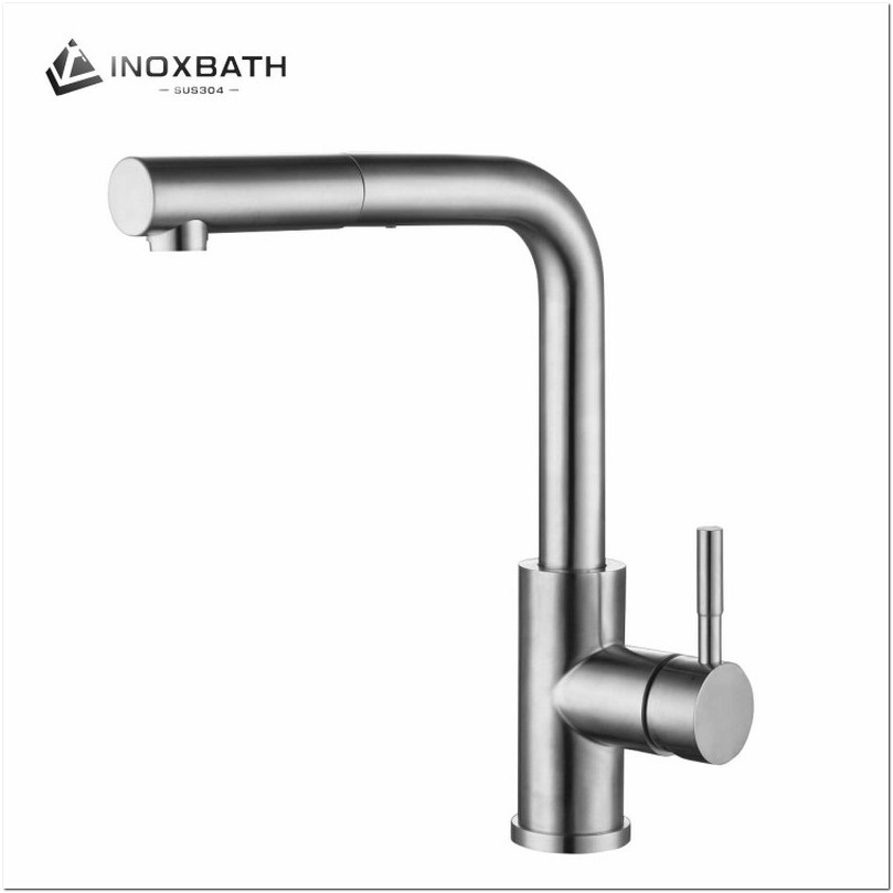 Смеситель для кухни Inoxbath с выдвижным изливом