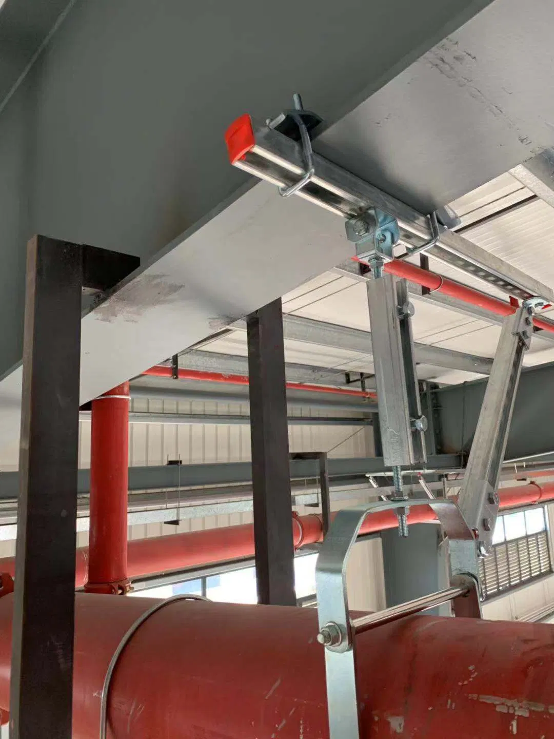 Customizable Metal Beam Clamps with Smooth Surface, Bolt & Nut