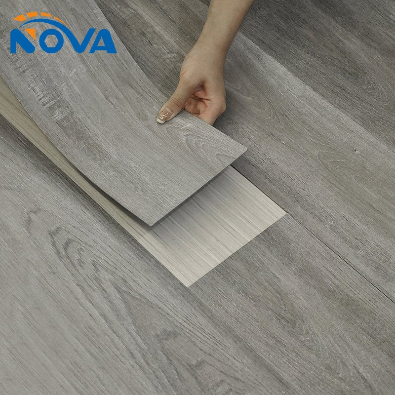 Wood Oak Grain Waterproof 6mm Luxury Click Lvt Composite Vinyl Plank Flooring