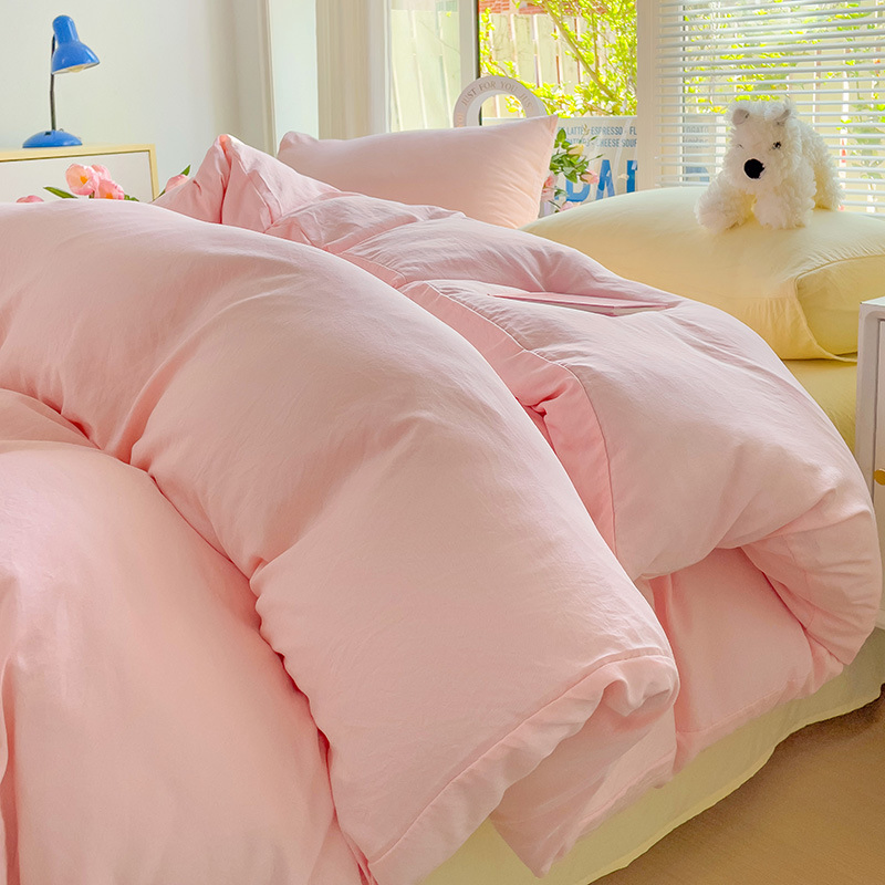 Wholesale Hotel Hospital Fitted Bed Sheet Set Cotton Bedding Set