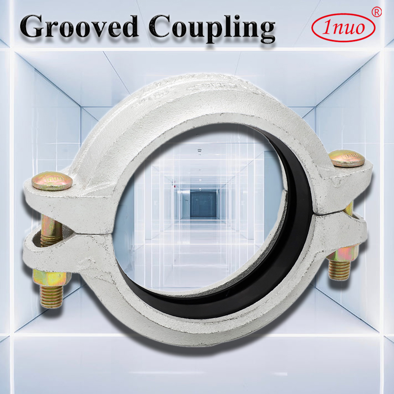 Ductile Iron Grooved Pipe Fittings Pipe Reducer Grooved Rigid Coupling