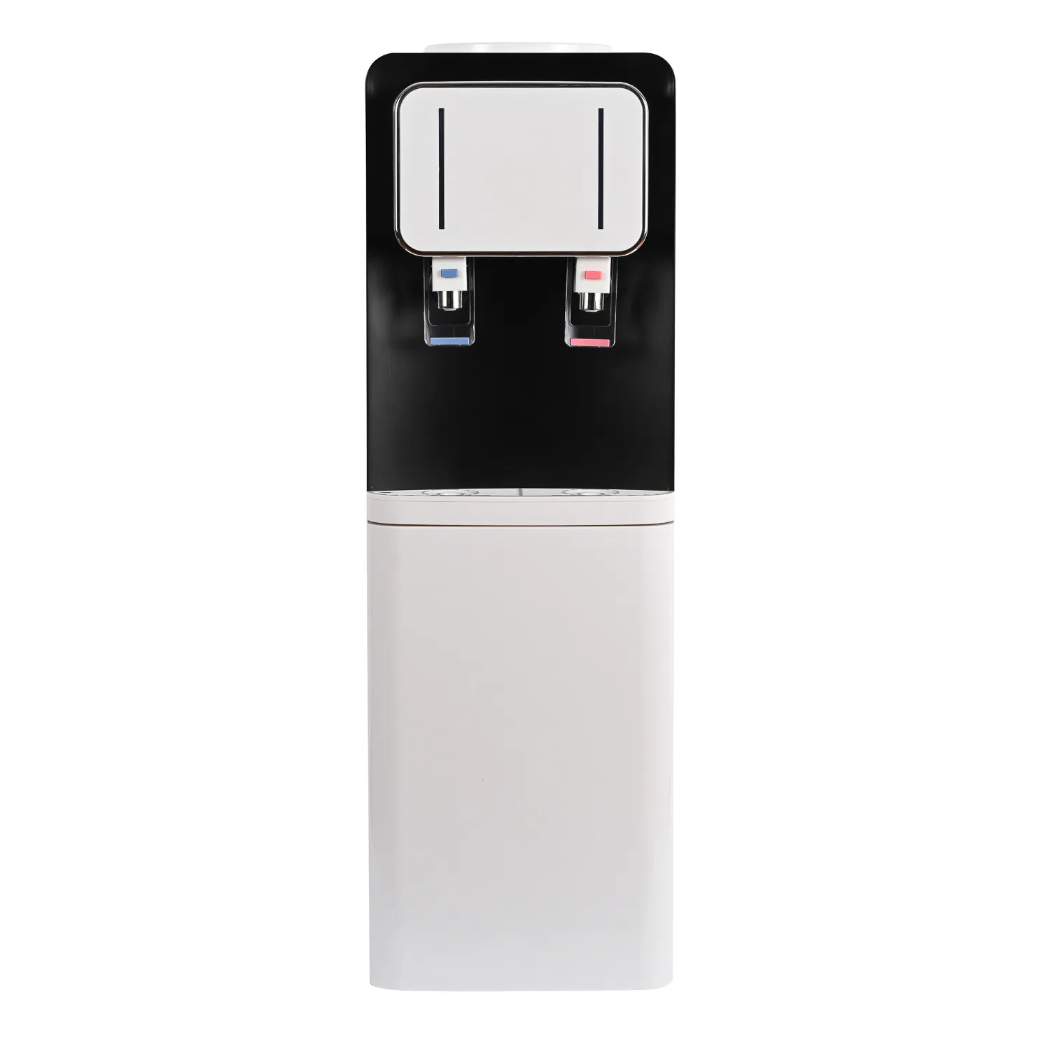 OEM Efficient Home Use Button Loading Control Hot Cold Water Cooler Top Loading Mini Water Drinking Vertical Water Dispenser with LED